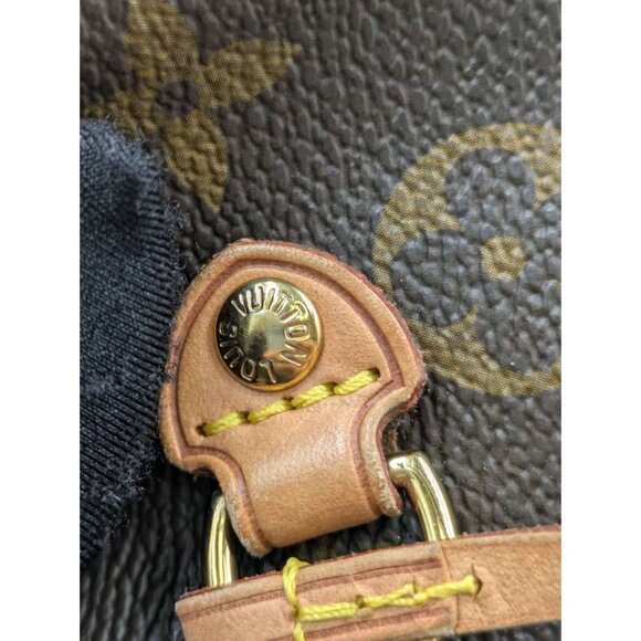 Pre-owned Louis Vuitton Monogram Neverfull MM Tote Bag Brown Beige - Picture 7 of 14